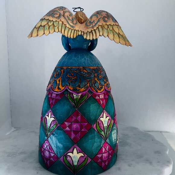 2005 Jim Shore Angel Nativity Scene A Star Shall Guide Us Hand-Painted Details 1 - Picture 4 of 10